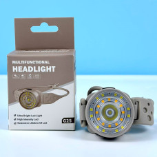 Ліхтарик налобний G25 Red, blue light (XPG, 30SMD, Li-Ion акумулятор, Type-C)