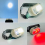 Ліхтар налобний SH-S9 Red Light (XPE+COB, 3SMD, Motion Sensor, Вбудований акумулятор, Type-C)