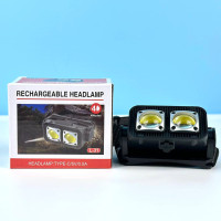 Ліхтар налобний K372, L-31 White, Red light (2COB, Motion Sensor, Li-Ion акумулятор, індикація, Type-C)