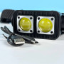Ліхтар налобний K372, L-31 White, Red light (2COB, Motion Sensor, Li-Ion акумулятор, індикація, Type-C)