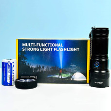 Ліхтар AK180 WHITE LASER LED PM30-TG (акумулятор 40700, Power bank, Zoom, 5 фільтрів, Type-C) Ліхтар AK180 WHITE LASER LED PM30-TG (акумулятор 40700, Power bank, Zoom, 5 фільтрів, Type-C)