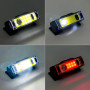 Ліхтар налобний BL-T124-ХРЕ White, Red Light (COB, Motion Sensor, 1 акумулятор 18650, Type-C)