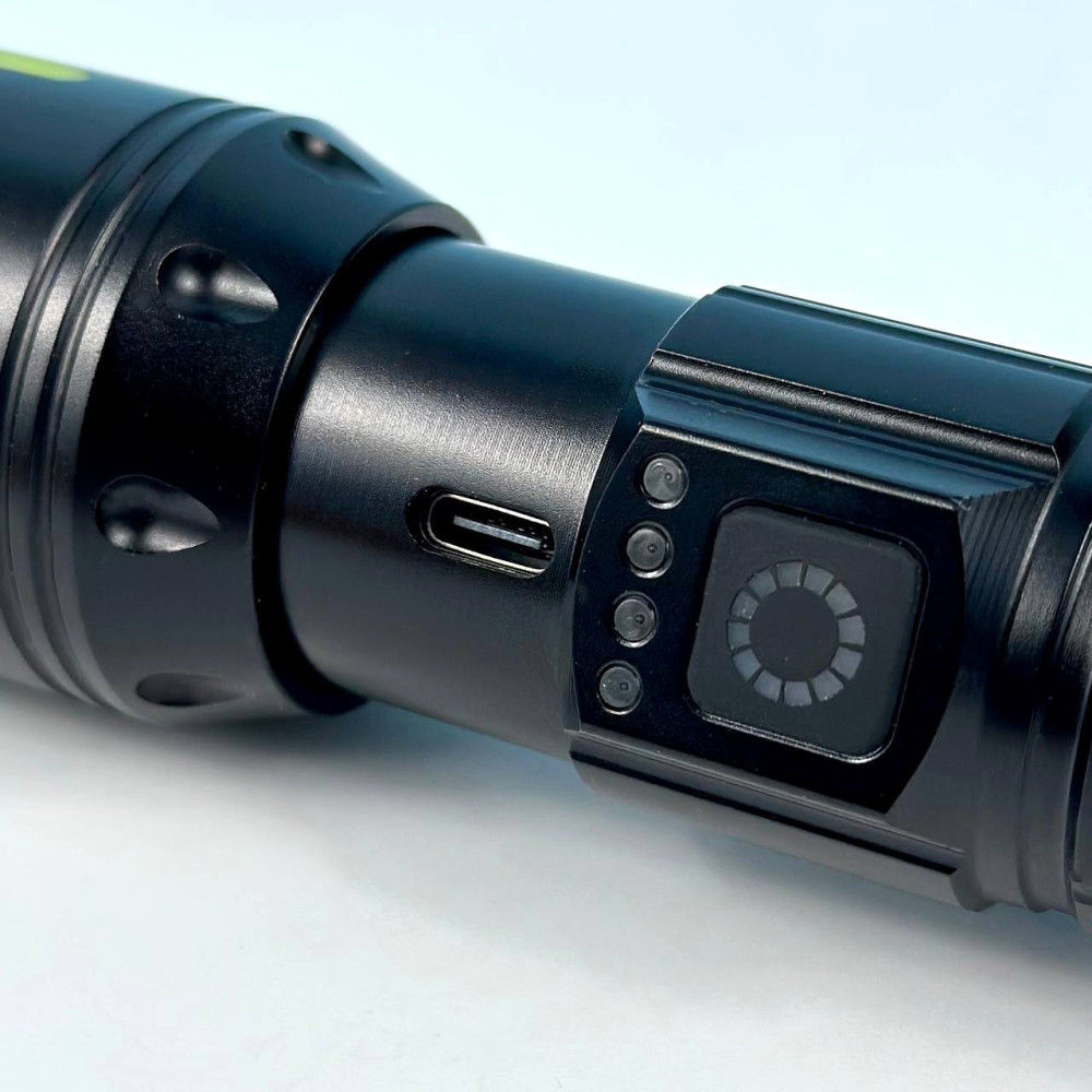Ліхтар CA171-D WHITE LASER LED PM10-TG, індикація заряду (1 акумулятор 18650, 3xAAA, zoom, Type-C)