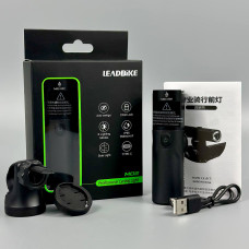 Велоліхтар LEADBIKE M02-OSRAM (800LM, 2500mAh, Child lock, Li-Ion акумулятор, Type-C)