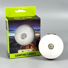 Ліхтар для кемпінгу YD-7-7SMD White, Red light (Li-Ion акумулятор, PowerBank, магніт, крюк, Type-C)