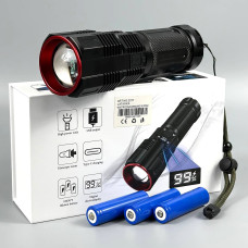 Ліхтар 2211-TG (3*18650, Powe Bank, Type-C, Zoom)