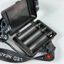 Ліхтар налобний (CT012-3Q-TG (3*18650, Type-C, Power Bank, Zoom)