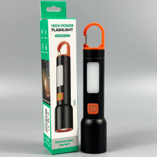 Ліхтар BL-636-3TG White, Red, Blue light (COB, Li-Ion акумулятор, Zoom, Type-C)