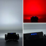Ліхтар налобний HX-T80-COB White, Red light (Waterproof, 18650, Magnetic, Type-C)