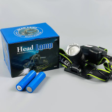 Ліхтар налобний A42-GT White light (2*18650, Zoom, Type-C)