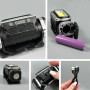 Ліхтар налобний HX-T80S White, Red light (COB, Motion Sensor, Waterproof, 1*18650, Magnetic, Type-C)
