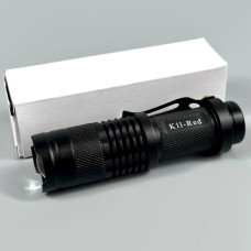 Ліхтар K11 Red light (XPE, Zoom, затискач)