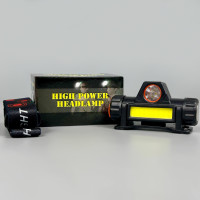 Ліхтар налобний BL-8101 White light (XPE+COB, Li-Ion акумулятор, Magnetic, Type-C)