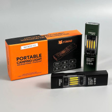 Ліхтар YEMAO YM-M31-UV (P50+UV+SMD(RGB), Li-ion акум., Magnetic, затискач, Type-C)