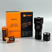 Ліхтар YEMAO YM-F71X (TG+6P35, 1x26650, 26350, Magnetic, Zoom, IP55, Type-C)