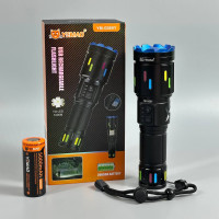 Тактичний ліхтар YEMAO YM-G560Y (1200LM, 1х26650 (5000 mAh), функція лампи, Zoom, Type-C)