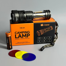 Ліхтар YEMAO YM-A4 (Sanan 55, 1x21700, Power bank, Type-C, 3 кольорові фільтри, функція лампи, гачок)