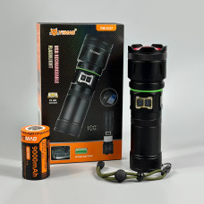 Ліхтар YEMAO YM-G37 (TG-30W, 1x40700, Power Bank, Type-C, Zoom, функція лампи, IP6)