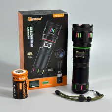 Ліхтар YEMAO YM-G37Y (TG-30W, 1x40700, Power Bank, Type-C, Zoom, функція лампи, IP6)