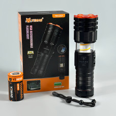 Ліхтар YEMAO YM-G521 (TG, 30W, 1x40700, Power Bank, Type-C, Zoom, функція лампи)