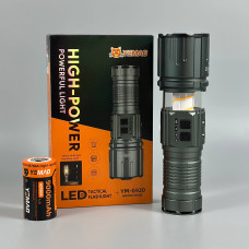 Ліхтар YEMAO YM-G920 (TG, 30W, 1x40700, Power Bank, Type-C, Zoom, функція лампи)