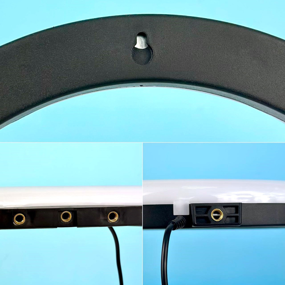 Кільцева світлодіодна Led Лампа 36см MJ36 RGB 14inch із затискачем для телефону