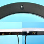 Кільцева світлодіодна Led Лампа 36см MJ36 RGB 14inch із затискачем для телефону
