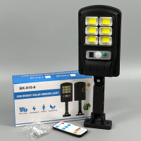 Ліхтар вуличний BK818-6 (COB, Solar panel, з пультом)