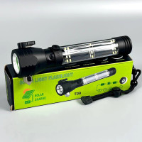 Ліхтар Multifunction T09 White, Red, Blue Light +сонячна панель, склобій, різак та компас (Magnet, Power Bank, Micro) 