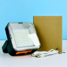 Портативна LED лампа MM-100D 8W для фотостудії та кемпінгу 2400mAh 100*100*40mm