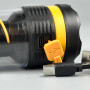 Ліхтар + Кемпінгова лампа BL-5863 Signal light (акумулятор 18650, індикатор заряду,  Type-C)