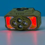 Ліхтарик налобний HX-815 COB+4LED+акумулятор 18650