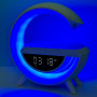 УЦІНКА Багатофункціональна лампа нічник BT-3401 з годинником та колонкою Bluetooth