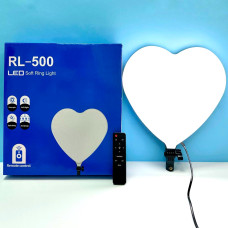Кільцева світлодіодна Led Лампа/ Світильник Серце RL-500 (30*32cm)