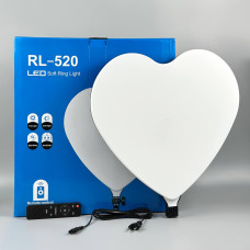 Кільцева світлодіодна Led Лампа, Світильник Серце RL-520 (40*42cm)