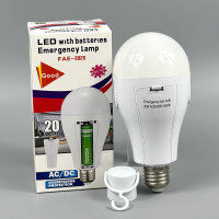 Світлодіодна лампа для кемпінгу FAT-3920 LED Bulb 20W (патрон, без акумулятора у комплекті)