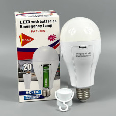 Світлодіодна лампа для кемпінгу FAT-3920 LED Bulb 20W (патрон, без акумулятора у комплекті)