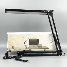 Настільна лампа на струбцині 3000-6500К від USB (3 режими світіння)