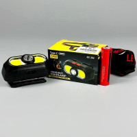 Ліхтар налобний KX-302 (LED+2COB, акумулятор 18650, Type-C)
