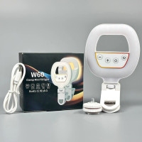 УЦІНКА Портативне відеосвітло W60 з кліпсою для фіксації, триколірний режім 750mAh (2700-6500K) (пошкоджена упаковка)