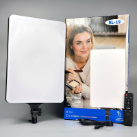 Прямокутна LED лампа Ring Light RL-19 для фотостудії з пультом 2500-7500K (Ra96+) (40,0*28,0 см)