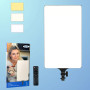Прямокутна LED лампа Ring Light RL-19 для фотостудії з пультом 2500-7500K (Ra96+) (40,0*28,0 см)