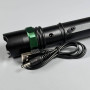 Ліхтарик 1181-WP (LED, Zoom, 4 режима, кабель+акумулятор 18650) без упаковки