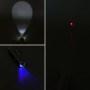 Ліхтар брелок ZK-9343 (Ultra-glow, UV, лінза, лазер, акумулятор AAA)