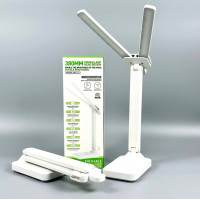 Настільна лампа BKL-L2 з 2 плафонами, 3 режими та регулювання яскравості (800mAh) 25.5см