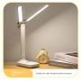 Настільна лампа BKL-L2 з 2 плафонами, 3 режими та регулювання яскравості (800mAh) 25.5см