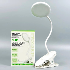 Настільна лампа з кліпсою BKL-L4 3 режими та регулювання яскравості (800mAh) 30см