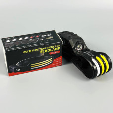 Ліхтар налобний BL-W689, 5808А-LM+3COB White, Yellow, Red light (Motion Sensor, Li-Ion акумулятор, Type-C)