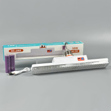 Світлодіодна лампа для кемпінгу LED HT-333 30W (2 акумулятори 18650, патрон, Type-C) (30см)