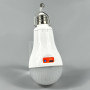 Світлодіодна лампа для кемпінгу LED HT-999 Bulb 20W (2 акумулятори 18650, патрон, Type-C)